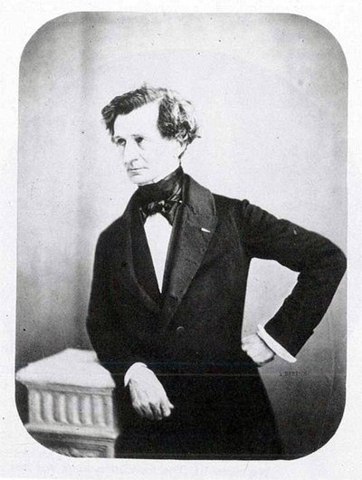 ヘクターベルリオーズの肖像、1850年代頃 作： Auguste Adolphe Bertsch