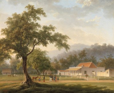 東ジャワ州バニュワンギのアシスタント居住者の家 (東ジャワ) 作： Auguste Antoine Joseph Payen