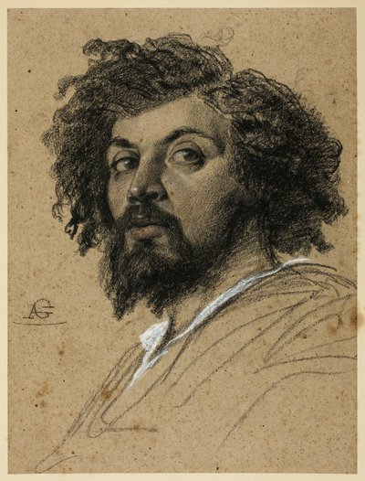 自画像 作： Auguste Barthelemy Glaize