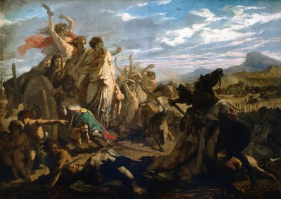 「ガリアの女たち」、c1827-1893 作： Auguste Barthelemy Glaize