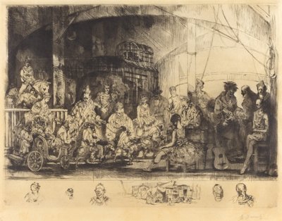 ブラザーズサーカス 作： Auguste Brouet