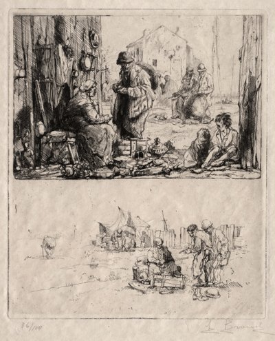 Saint-Ouenの要塞について 作： Auguste Brouet