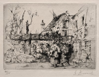 村の停止 作： Auguste Brouet