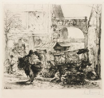 クリシーのマチネ通り 作： Auguste Brouet
