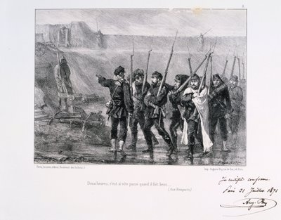 天候の良い日は2時間も速い、Siege of Paris、1870-1871 1871 作： Auguste Bry