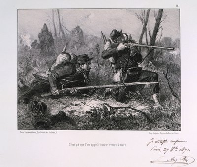 フランスの兵士、パリの包囲、1871 作： Auguste Bry