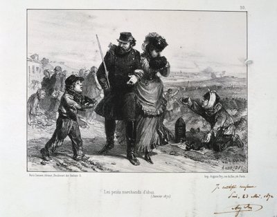 レプチマルシャンドゥバス、パリ包囲戦、日仏戦争、1871年1月1872年1月 作： Auguste Bry