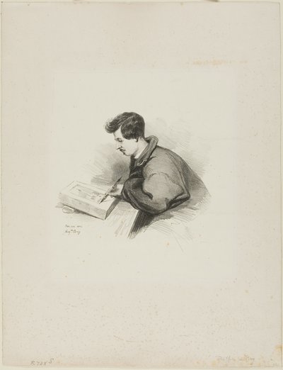 オーギュスト・ラフェの肖像 作： Auguste Bry