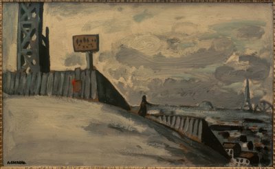 モンマルトル、サクレ・クール寺院の建設 作： Auguste Chabaud