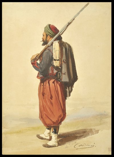 Zouave 作： Auguste Delacroix