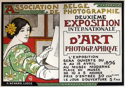 ブリュッセル近代美術館での写真芸術展 作： Auguste Donnay
