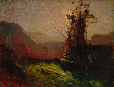 クレミエ、シャイロネットから見たc。 1867-1872。 作： Auguste Francois Ravier