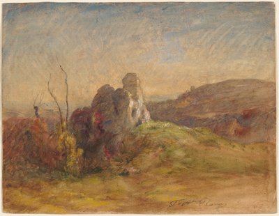 風景、1870-1884。 作： Auguste Francois Ravier
