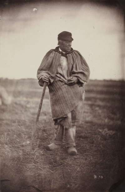 杖を持つ男 作： Auguste Giraudon