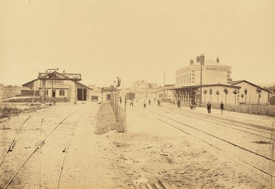 モンブリソン駅 作： Auguste Hippolyte Collard