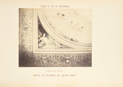 ヴィシー駅、サロン・デテ広場 作： Auguste Hippolyte Collard