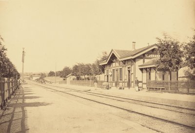 サン・ジョダール駅 作： Auguste Hippolyte Collard