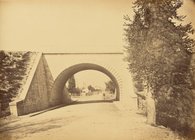 モンブリゾンのリヨン・ア・モンブリゾン通りの高架橋 作： Auguste Hippolyte Collard