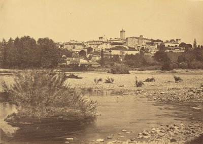 チャザイ村、線路からの眺め 作： Auguste Hippolyte Collard