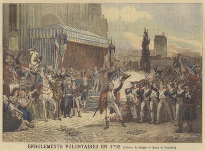 1792年に登録したボランティア 作： Auguste Jean Baptiste Vinchon