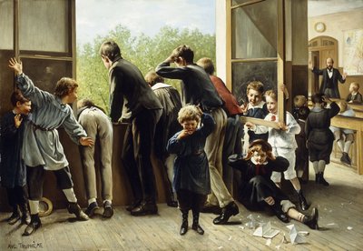 クラスいたずら、 作： Auguste Joseph Trupheme