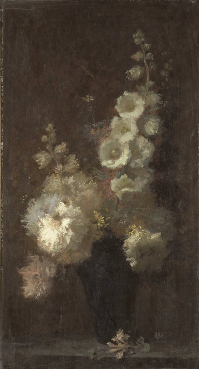 花のある静物 作： Auguste Jouve