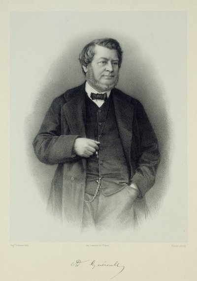アドルフ・ゲローの肖像 1810-1872. 作： Auguste Lemoine