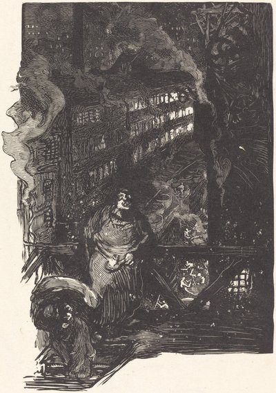 Les Gobelins の Magisterium ワークショップ、1901 年に出版。 作： Auguste Lepere