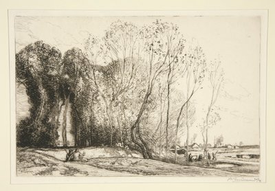 美しい朝 作： Auguste Lepere