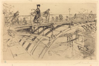 芸術の橋 (Le pont des Arts) 作： Auguste Lepere