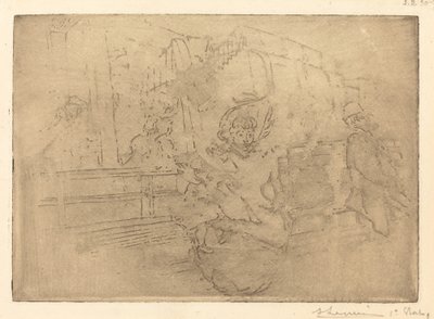 グリニッジへの出発 (Depart pour Greenwich) 作： Auguste Lepere