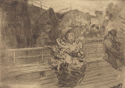 グリニッジへの出発 グリニッジへの出発、1891年。 作： Auguste Lepere