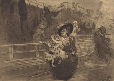 グリニッジへの出発 グリニッジへの出発、1891年。 作： Auguste Lepere