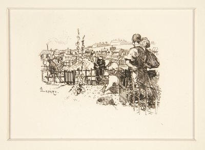 園芸 作： Auguste Lepere