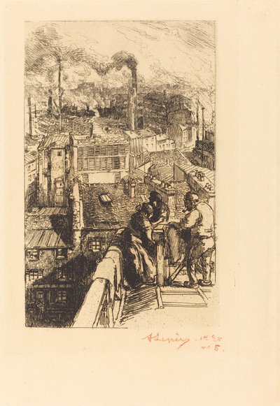 ゴブリン地区 作： Auguste Lepere