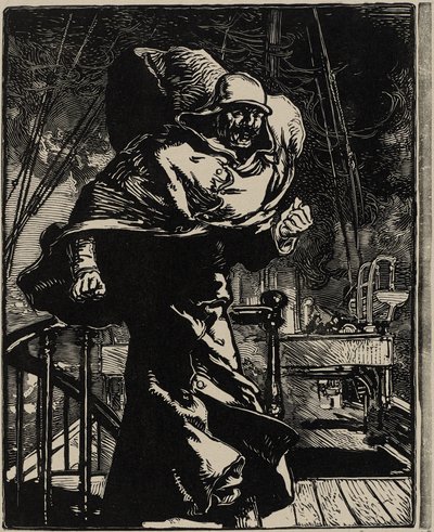 怒っている皇帝ウィリアム 作： Auguste Lepere