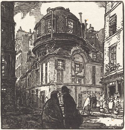 古い医学アカデミー 作： Auguste Lepere