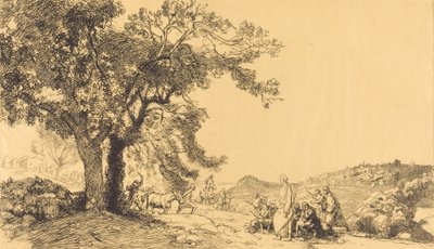 1918 年、しゅろの日曜日のキリスト。 作： Auguste Lepere