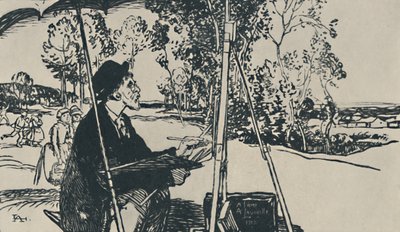 造園家、1919 作： Auguste Louis Lepère
