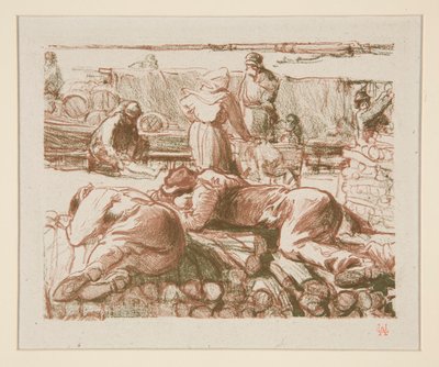 Ouvriers (労働者) 作： Auguste Lepere