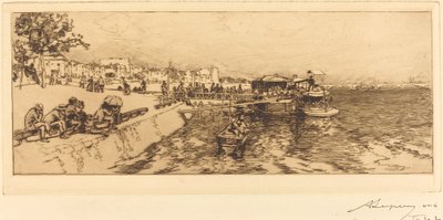 ベルシー桟橋 (Embarcadere、Quai de Bercy) 作： Auguste Lepere