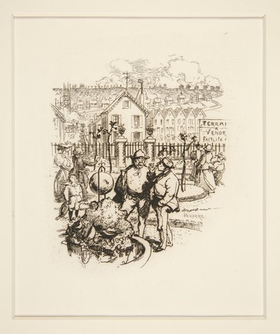 郊外公園 作： Auguste Lepere