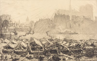 グレート・アップル・マーケット グレート・アップル・マーケット、1917年。 作： Auguste Lepere