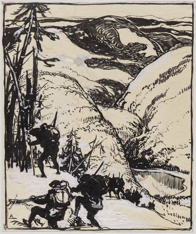 ヴォージュで 作： Auguste Louis Lepère