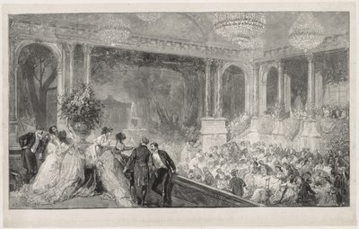 チュイルリーでのフェスティバル 作： Auguste Louis Lepère