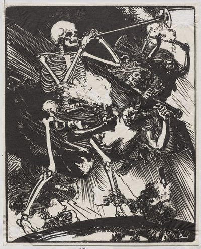 大地に溶ける死と情熱 作： Auguste Louis Lepère