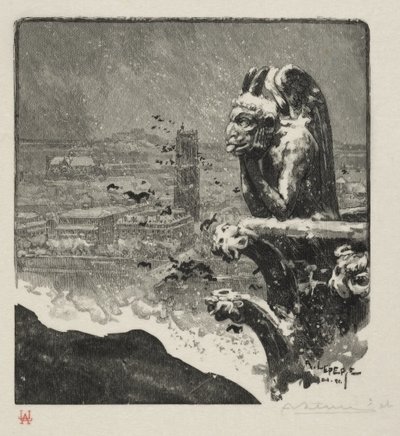 ノートルダムの不思議 作： Auguste Louis Lepère