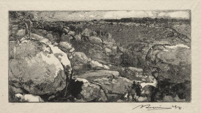 ロングロシェサーカス 作： Auguste Louis Lepère