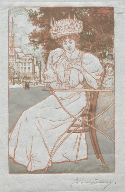 パリ年鑑、1897年：夏 作： Auguste Louis Lepère