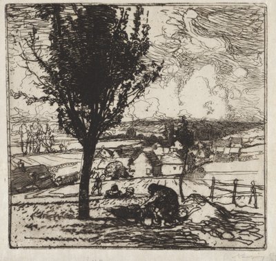 ジュイ・ル・ムーティエの願い 作： Auguste Louis Lepère